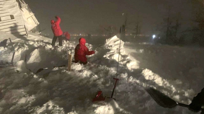 Sibirya'da çığ: 5 ev kar altında
